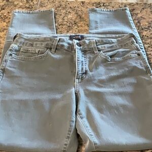 NYDJ Alina Gray Legging Jeans, Size 8, EUC